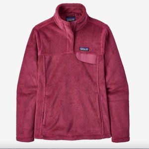 Patagonia Women's Re-Tool Snap-T® Fleece Pullover, wine/burgundy, XS EUC